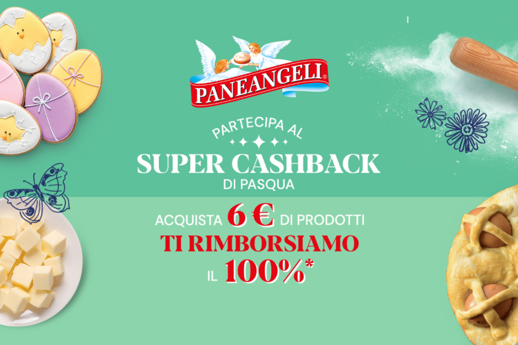 Super Cashback di Pasqua Paneangeli