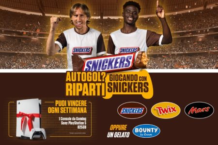 Concorso ”Riparti Con Snickers”: Vinci una PlayStation 5 825G